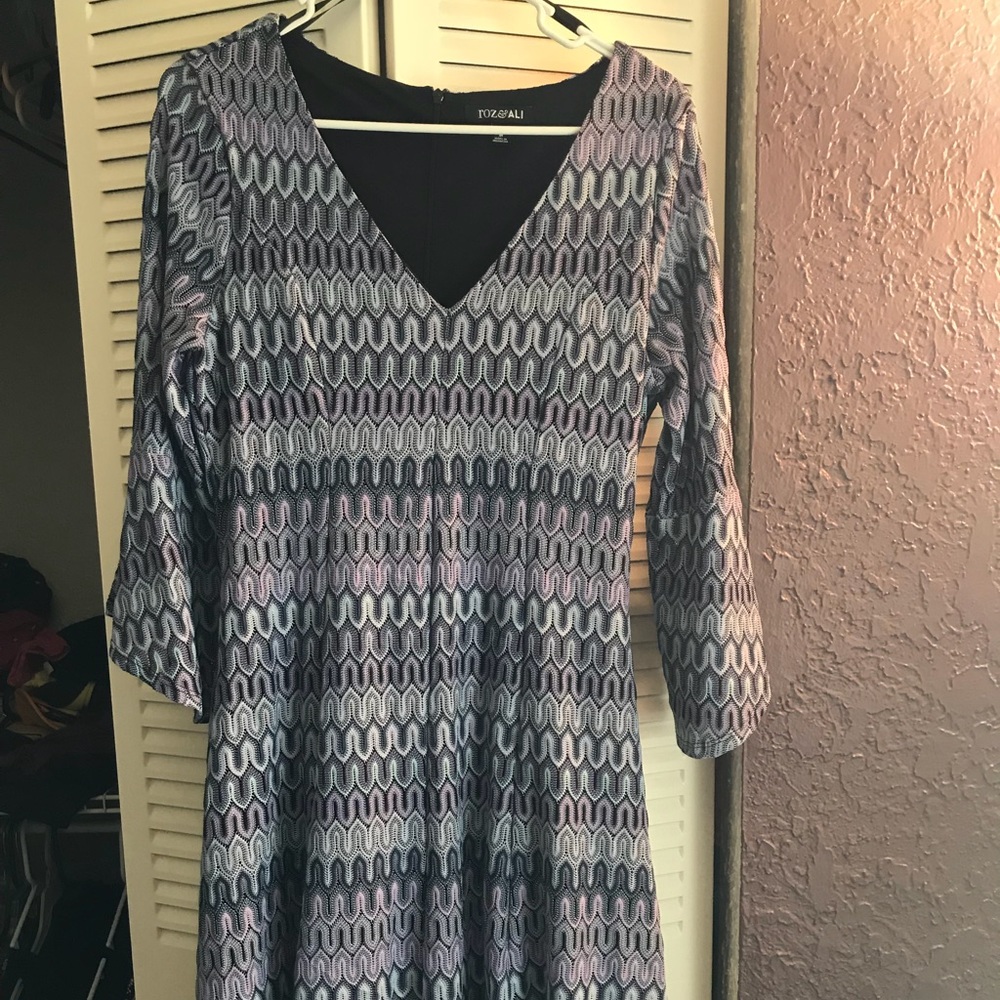 Beautiful purple casual dress
